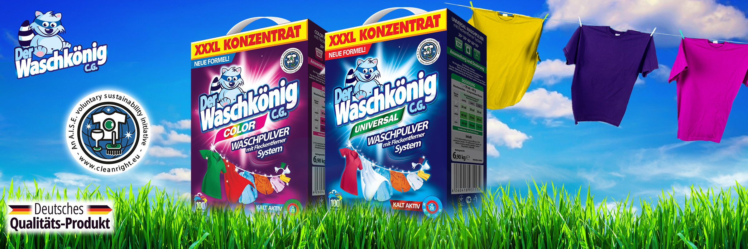 New product - Even more concentrated powders Der Waschkönig