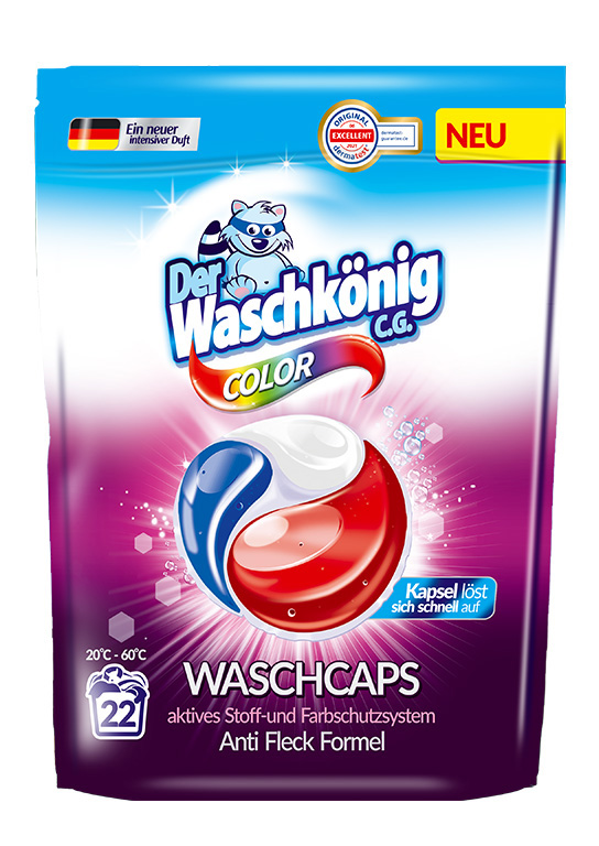 Washing capsules Der Waschkönig Colour