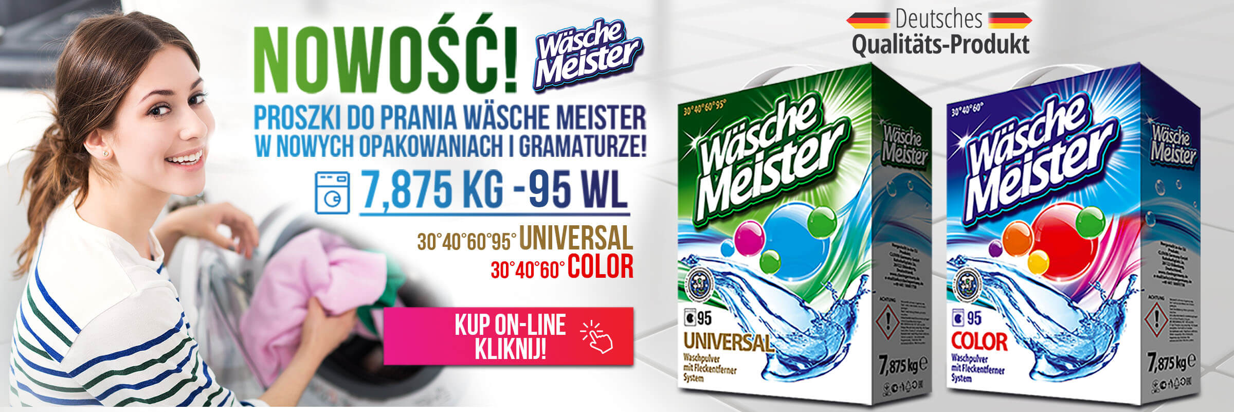 New packagings of WäscheMeister powders