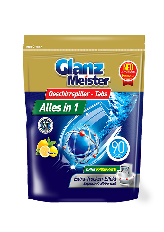GlanzMeister dishwasher tablets 20 pieces
