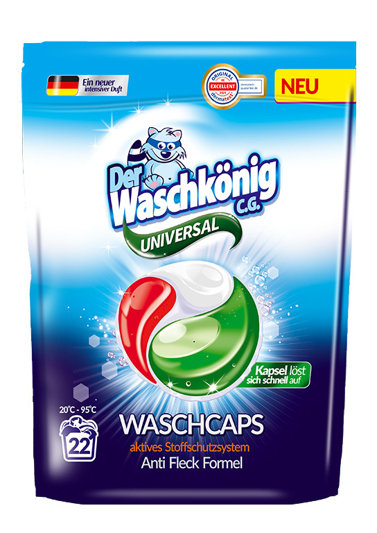 Washing capsules Der Waschkönig Universal 27 pieces